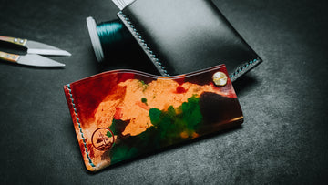 The Hinge - Black Buttero & Corium Art Shell Cordovan