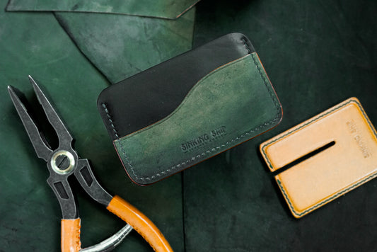 ENDEAVOUR - Reversed Black Horween Shell Cordovan & Black Horween Shell Cordovan