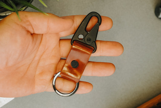 Shell Cordovan Keychain